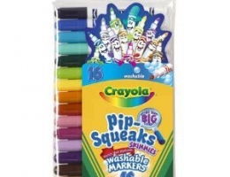 Crayola Pip-Squeaks Washable Markers: Tiny Markers for Tiny Tykes