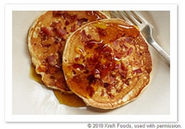 Recipe: Bacon Pancakes with Warm Orange-Maple Syrup