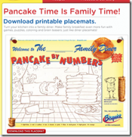 Free Printable Kids&rsquo; Placemats to Color From Bisquick