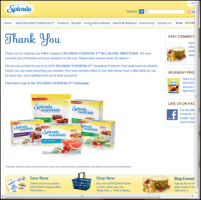 Still Available - Free Samples For You: Splenda Essentials No Calorie Sweetener (2 Kinds)