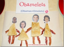 Inauguration Obamelets - Obama Family Omelets