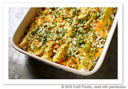Recipe: Enchilada Egg Bake with Fresh Salsa Verde Sour Cream