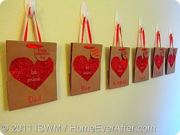 DIY Craft Project: Easy Valentine Gift Bag Mail Boxes