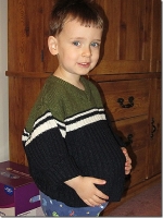 Wordless Wednesday: My Pregnant Toddler Son