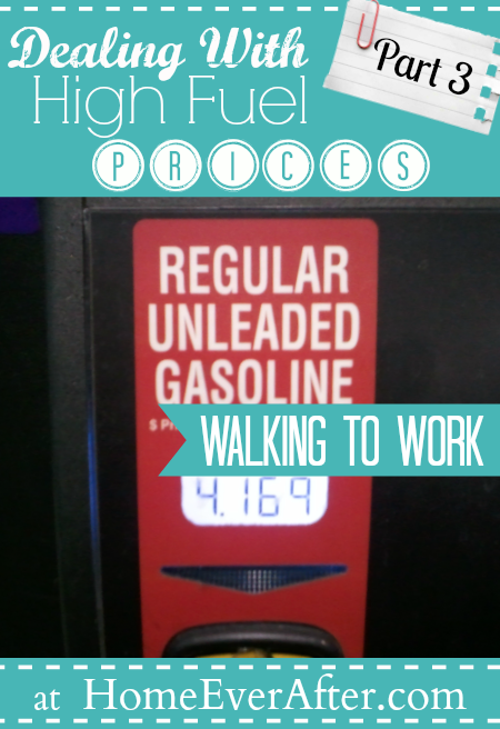 Dealing With High Fuel Prices Part 3 Walking to Work