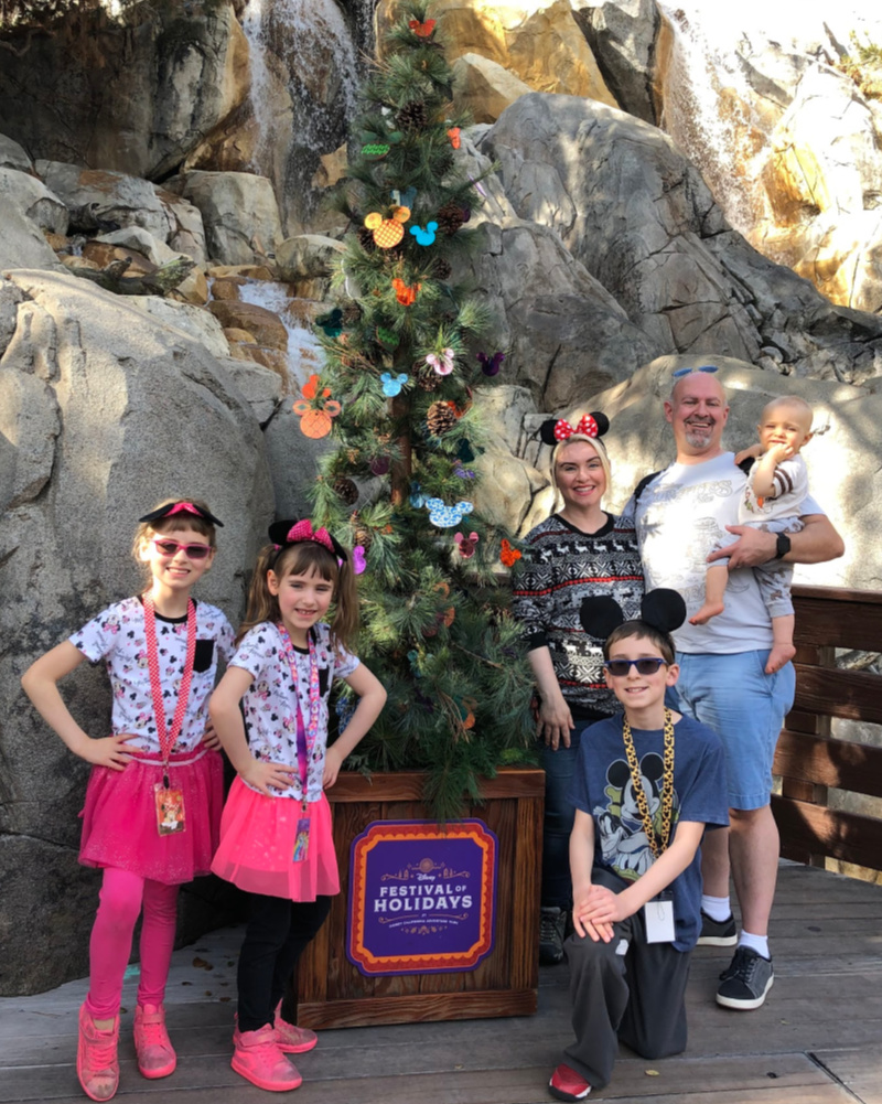 Disneyland Vacation Souvenir Picture Ice-Simmons Family