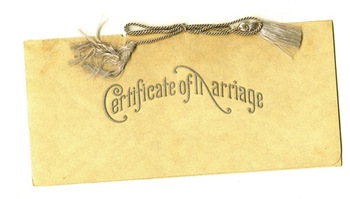 Marriage certificate