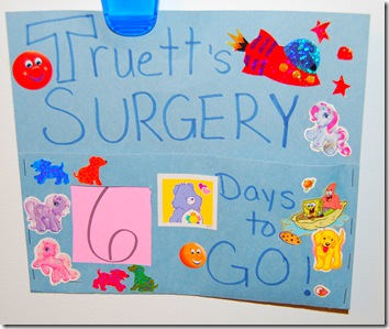 Surgery Countdown Craft Project