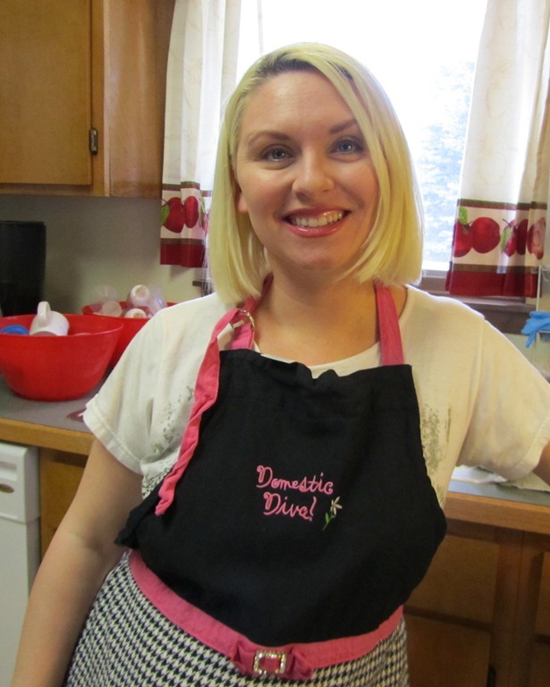 Danelle Ice in Domestic Apron