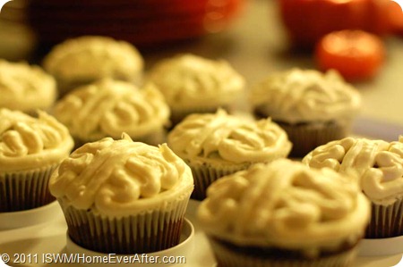 Halloween Brain Cupcakes