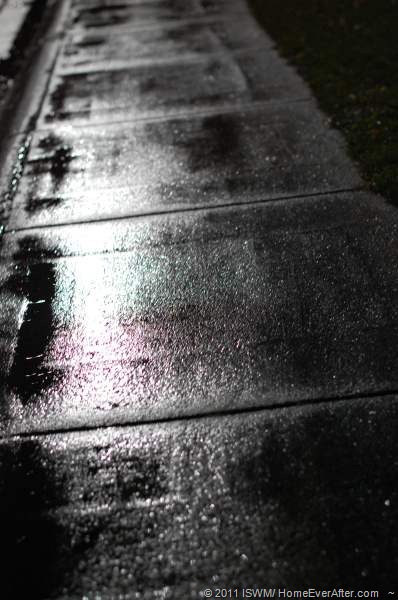 Rainy Sidewalk