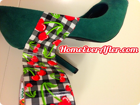 How to Make Duck Tape Retro Pinup Prom Shoes