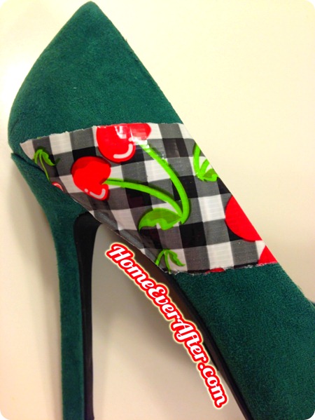 How to Make Duck Tape Retro Pinup Prom Shoes