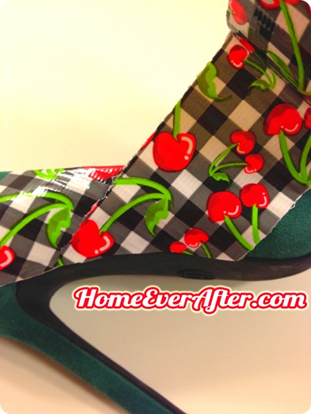 How to Make Duck Tape Retro Pinup Prom Shoes