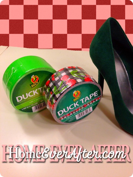 How to Make Duck Tape Retro Pinup Prom Shoes