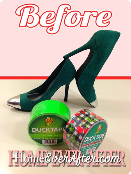 How to Make Duck Tape Retro Pinup Prom Shoes