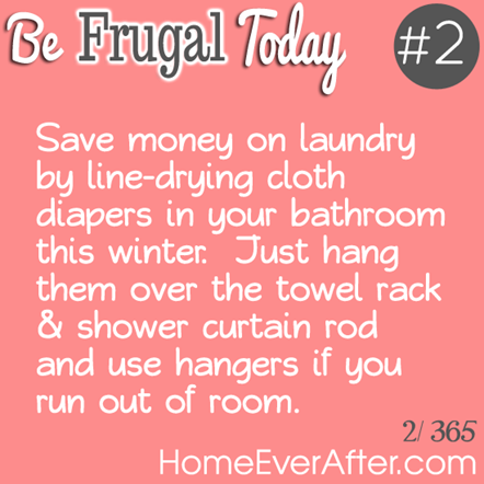 Be Frugal Today Tip 2 Cloth Diapers