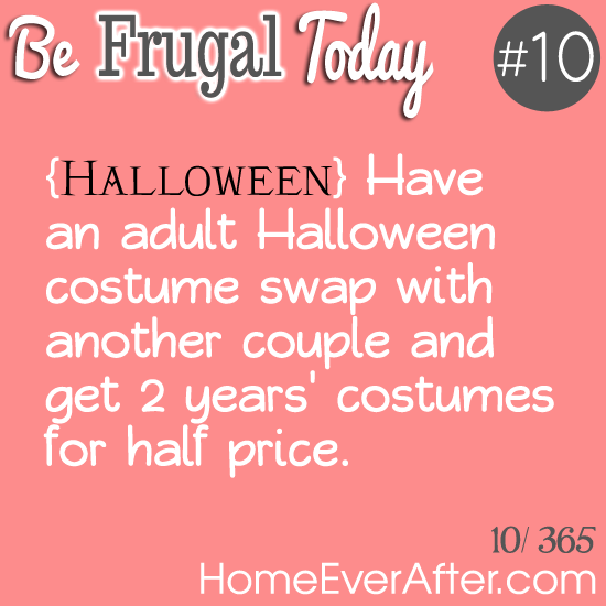 Be Frugal Today Tip 10 Costume Swap