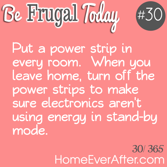 Be Frugal Today Tip 30 Power Strip