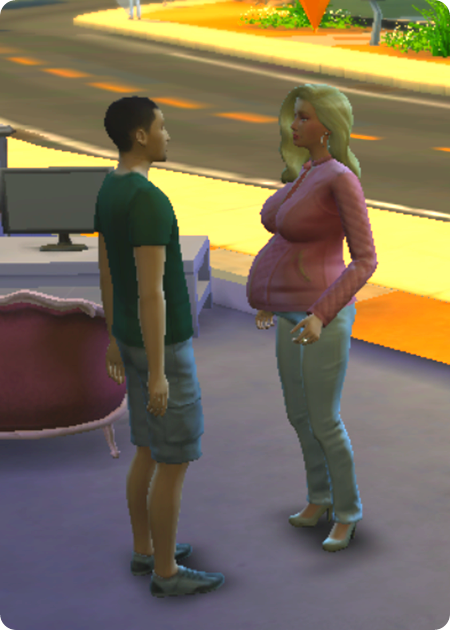 Sims 4 Pregnant #shop #TheSims4 #cbias